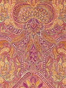 Riad Paisley Fuschia P Kaufmann Fabric 